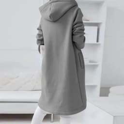 Women Causal Winter Overcoat Female Plus Sizes Hooded Pocket Cap Coat Outerwear Zipper Elegant Jacket Casco Feminino