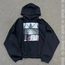 Y2k Trendy Rose Red Letters Hoodies Women Grunge Hip Hop Streetwear Sweatshirt Tops Retro American Oversized Hoodie Men Clothing
