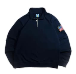 Hot Sell Flag Patch Hoodies Women Sweatshirt Quarterzip Pullover Sport Y2k Streetwear Oversized Casual Clothes