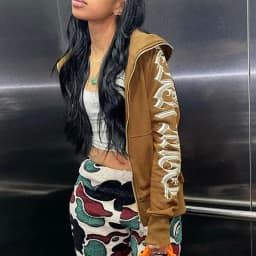 2025 Zipper Letter Print Baddie Clothes Women Hooddies Casual Streetwear Athleisure Sporty Tops Cyber Ghetto Sweatshirts New