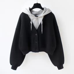 Loose Women's Hoodie Short Cardigan Spring Autumn New Design Sense Small Crowd Matching Open Cardigan Outerwear