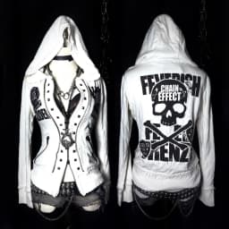 Y2K Cute Sexy Slim Fit Zipper Hoodie Women Harajuku Skull Graphic Embroidery Sweatshirt Goth Black Jacket Autumn Winter Clothing