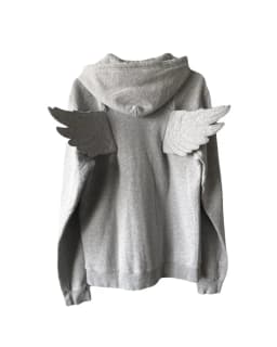3D Angel Wing Loose Hoodie Y2K Japanese Shibuya Harajuku Cute Style Autumn and Winter Niche Design Versatile Retro Zipper Hoodie