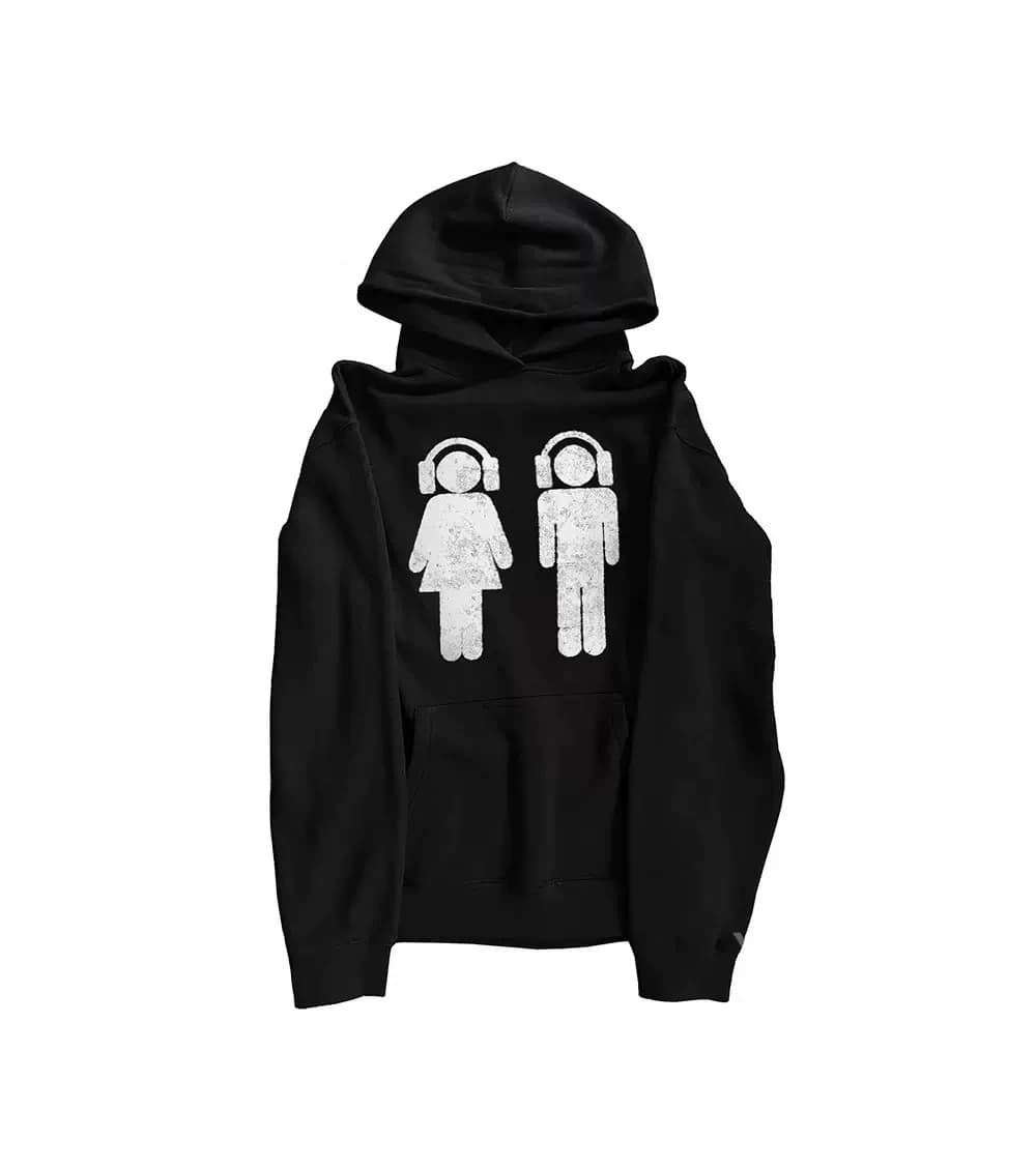 American retro y2k millennial dark print hoodie, long-sleeved pullover hoodie, autumn and winter vintage street fashion coat emo