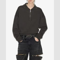 gray sweatshirts long Sleeve zipper autumn winter stand collar Sweatshirt women casual sweater female new