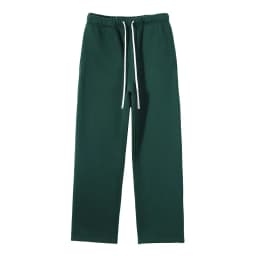 Custom LOGO men's new plush hooded straight leg wide leg zippered sports jogging pants set 350G high-quality sports jogging