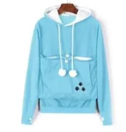 Fashion 2022 High Quality Cat Lovers Hoodies Ears Cuddle Pouch Dog Pet Hoodies For Casual Kangaroo Pullovers Sweatshirt New
