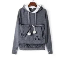 Fashion 2022 High Quality Cat Lovers Hoodies Ears Cuddle Pouch Dog Pet Hoodies For Casual Kangaroo Pullovers Sweatshirt New