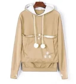 Fashion 2022 High Quality Cat Lovers Hoodies Ears Cuddle Pouch Dog Pet Hoodies For Casual Kangaroo Pullovers Sweatshirt New