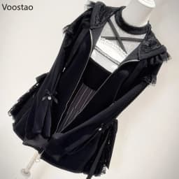 Autumn Women Sweet Lolita Zipper Hoodies Japanese Harajuku Lace Bow Long Sleeve Hooded Coat Spring Casual Chic Loose Sweatshirts