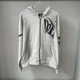 Mixed Emotion Zipper Hoodie Thin 100% Cotton Diamond Pattern Casual Streetwear Sweatshirt Mixed Emotion Jacket Pants