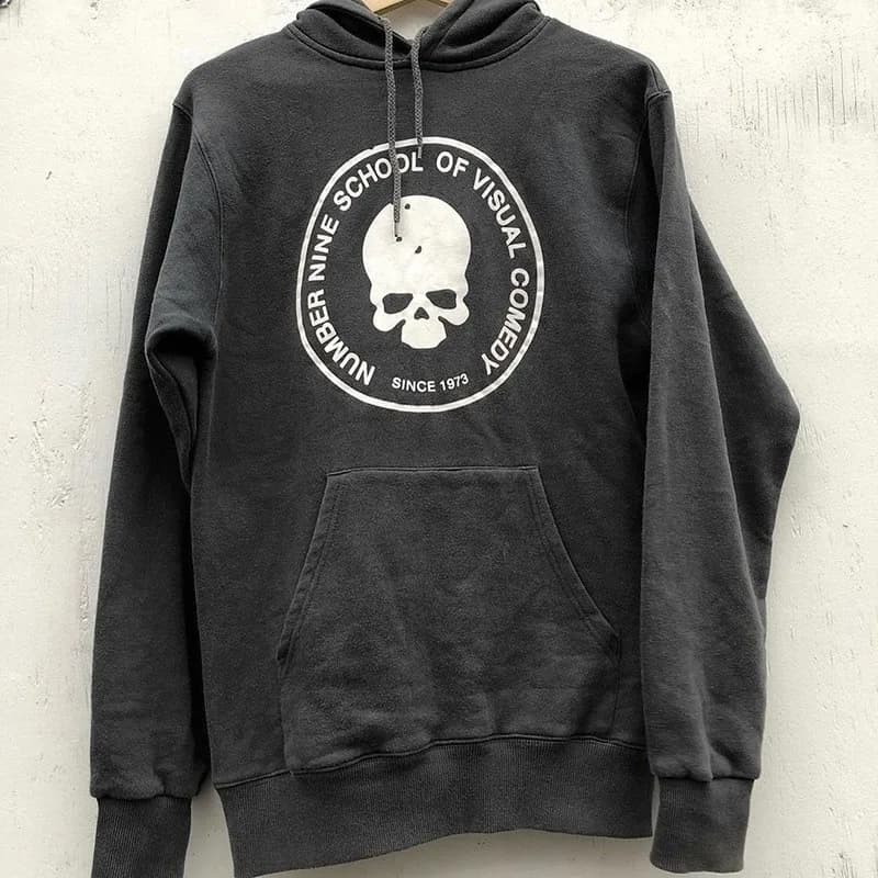 Street Dark Punk Washed Hoodie Couple's Hip Hop Hooded Sweatshirt Street Style Retro Long Sleeve Thin Chemical Fiber Fabric