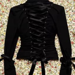 Gothic Y2k Subculture Vintage Jackets Women Harajuku Y2K Metal Buckle Belt Slim Bandage Shirts New Dark Punk Top Female Clothing