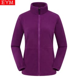 2024 Autumn Winter New Warm Women Fleece Sweatshirts Solid Color Ladies Outdoor Running Style Polar Fleece Zipper Coat Clothes