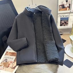 2026 Fashion Polar Fleece Sweatshirt Women's Stand-up Collar Short Coat Autumn Winter Zipper-up Thicken Jacket Lady Warm Tops
