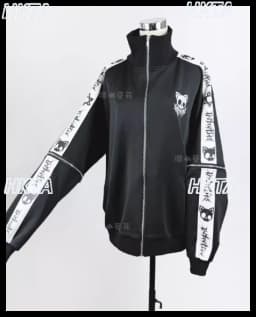 Japanese Style Halloween Gothic Clothes Anime Subculture Sweatshirt Coat Women Girls Punk College Style Black Hoodies Jacket