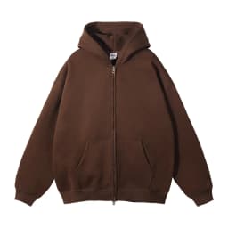 Custom LOGO autumn and winter new product velvet thickened 350g high-quality zipper sweater trousers men and women couple suit