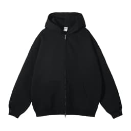 Custom LOGO autumn and winter new product velvet thickened 350g high-quality zipper sweater trousers men and women couple suit