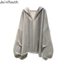Oversized Hoodies for Women Streetwear Black Y2k Tops 2025 Ropa Mujer Fashion Korean Sweatshirt Hooded Casual Harajuku Hoodie