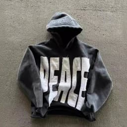 Women Cute Black Hoodies Sweatshirts Letter Patch Long Sleeve Pullovers Casual Fall Workout Tops Autumn Streetwear