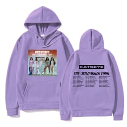 KATSEYE THE WILDWORLD TOUR 2026 Hoodie PINKY UP 2 Album Women Hoodie Autumn Winter Clothes Vintage Sweatshirt for Fans Gifts