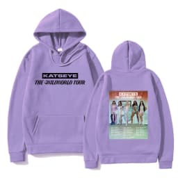 KATSEYE THE WILDWORLD TOUR 2026 Hoodie PINKY UP 2 Album Women Hoodie Autumn Winter Clothes Vintage Sweatshirt for Fans Gifts