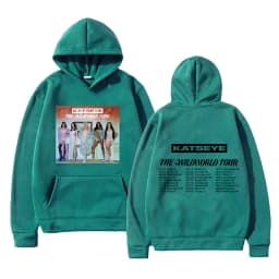 KATSEYE THE WILDWORLD TOUR 2026 Hoodie PINKY UP 2 Album Women Hoodie Autumn Winter Clothes Vintage Sweatshirt for Fans Gifts