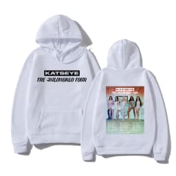 KATSEYE THE WILDWORLD TOUR 2026 Hoodie PINKY UP 2 Album Women Hoodie Autumn Winter Clothes Vintage Sweatshirt for Fans Gifts