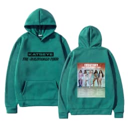 KATSEYE THE WILDWORLD TOUR 2026 Hoodie PINKY UP 2 Album Women Hoodie Autumn Winter Clothes Vintage Sweatshirt for Fans Gifts