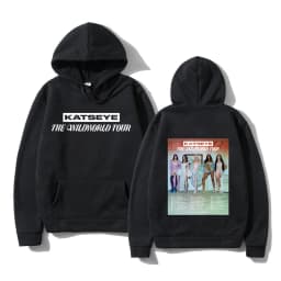 KATSEYE THE WILDWORLD TOUR 2026 Hoodie PINKY UP 2 Album Women Hoodie Autumn Winter Clothes Vintage Sweatshirt for Fans Gifts