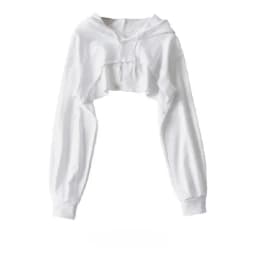 Y2k Hoodie Female Hoodie Personality Irregular Crop Ultra Short Style Long Sleeve Top Female Drop Shipping Sweatshirt Clothes