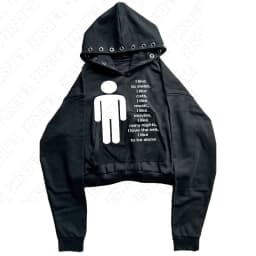 American y2k Harajuku street vintage trend autumn and winter, unique hip-hop punk print for both men and women, pullover hoodie