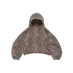 Loose Women Men Coat Street y2k retro leopard print hooded sweatshirt autumn winter Harajuku style hip-hop zipper pullover