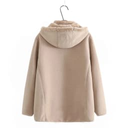2026 Autumn Winter Polar Fleece Coat Women Thicken Warm Hoodies Sweaters Jackets Middle-age Female Zip-up Outerwear Casual Tops