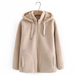 2026 Autumn Winter Polar Fleece Coat Women Thicken Warm Hoodies Sweaters Jackets Middle-age Female Zip-up Outerwear Casual Tops