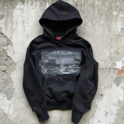 Y2K Embroidered Geometric Pattern Loose Fit Zipper Hoodie Gothic Street Wear Casual Sportswear for Men Women Extra Large