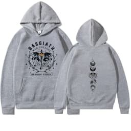 Fourth Wing Hoodie Basgiath War College Hooded Dragon Rider Sweater The Empyrean Series Sweatshirt Unisex Casual Hoodies