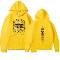 Fourth Wing Hoodie Basgiath War College Hooded Dragon Rider Sweater The Empyrean Series Sweatshirt Unisex Casual Hoodies