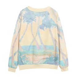 Cartoon Heavy Embroidery Cute Loose Fit Women's round Neck Fleece Lined Hoodie Slimming Effect Youthful Style Long Sleeve