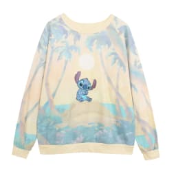 Cartoon Heavy Embroidery Cute Loose Fit Women's round Neck Fleece Lined Hoodie Slimming Effect Youthful Style Long Sleeve