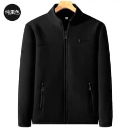 Women Thickened Fleece Winter Jacket Embroidery Zipper Thermal Plush Polar Fleece High Collar Cardigan Coats Outdoor Sweatshirt