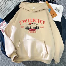 Twilight Forks Halloween Gift 2025 Hoodie Book Lover Retro Women/men Hoodies Autumn Winter Clothes Aesthetic Sweatshirt Vintage