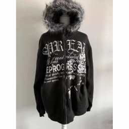 2026 Spring Gothic Print Design Coat Women Subculture Zip Up Hoodies Kawaii Y2k Casual Sweatshirts Female Korean Popular Clothes