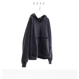 Unisex Style~Loose-Fitting Hooded Sweatshirt, Designer-Style Women's Top, Pure Cotton Zip-Up Jacket, Couple's Style, New Spring 2026 Model