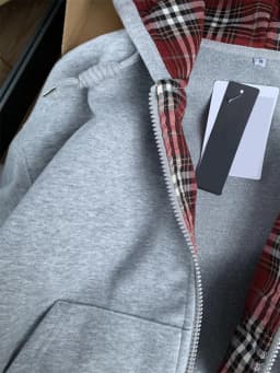 Hoodies Retro Harajuku Korea Y2k Fashion Grey Long sleeved Sportswear Streetwear Aesthetics 90s Sportswear 2000s Clothing