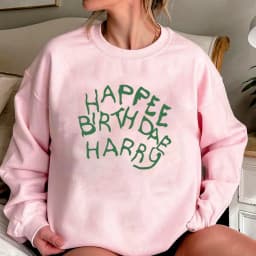 2026 retro Happee Birthdae Harry Sweatshirt Magic Wizard Sweater Wizard School Hoodie Unisex Long Sleeves Crewneck Sweatshirts