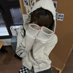 Autumn Y2k Aesthetic Cropped Hoodies Women Casual Printing Double Zippers Harajuku Punk Sweatshirt Gothic Fairy Grunge Jackets