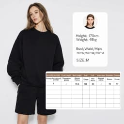 Amii Women's Sweatshirt 2026 Autumn New Round Neck Love Embroidery Pullover Sweatshirts Loose Drop Shoulder Sleeve Top 12641112