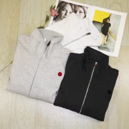 100% sweatshirts long Sleeve zipper autumn winter stand collar Sweatshirt women casual sweater female new