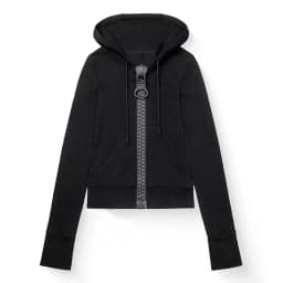 Subculture Y2K Vintage Oversized Zip Up Hoodie Women Big Contrast Zipper Cropped Unique Design Casual Streetwear Sweatshirt 2026